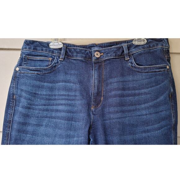 J. Jill Denim High Rise Boot Cut Jeans Blue Size 18 P Short Cotton Stretch - Picture 5 of 9
